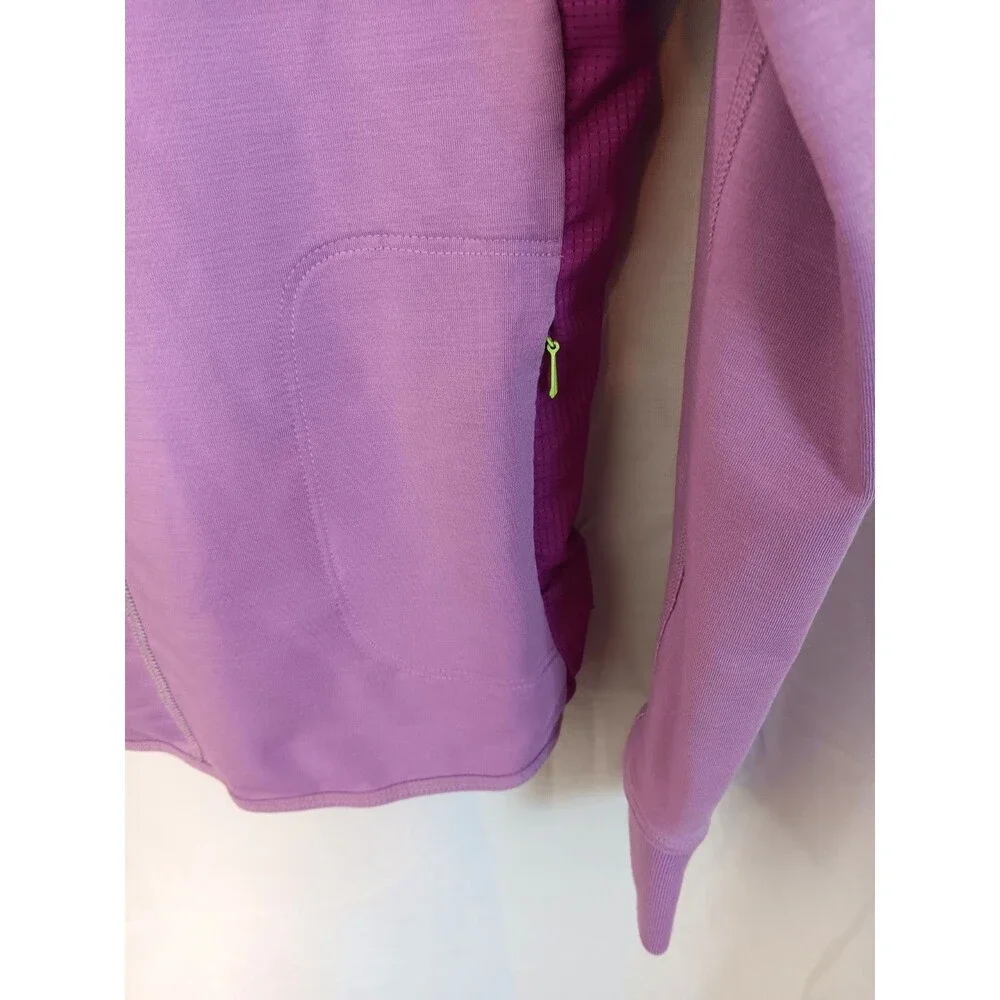 Nike Running Dri-FIT Women’s Medium Purple Long Sleeve Athletic Top Thumbholes